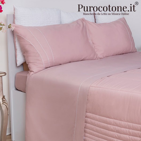 Royal Court Rosewood 3-Piece Full/Queen Quilt Set in Rose