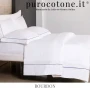 Parure Copri piumino - Linea Hotel - Raso di Cotone TC1000 Supima - su Misura Maxi King Size - Orlo Bourdon