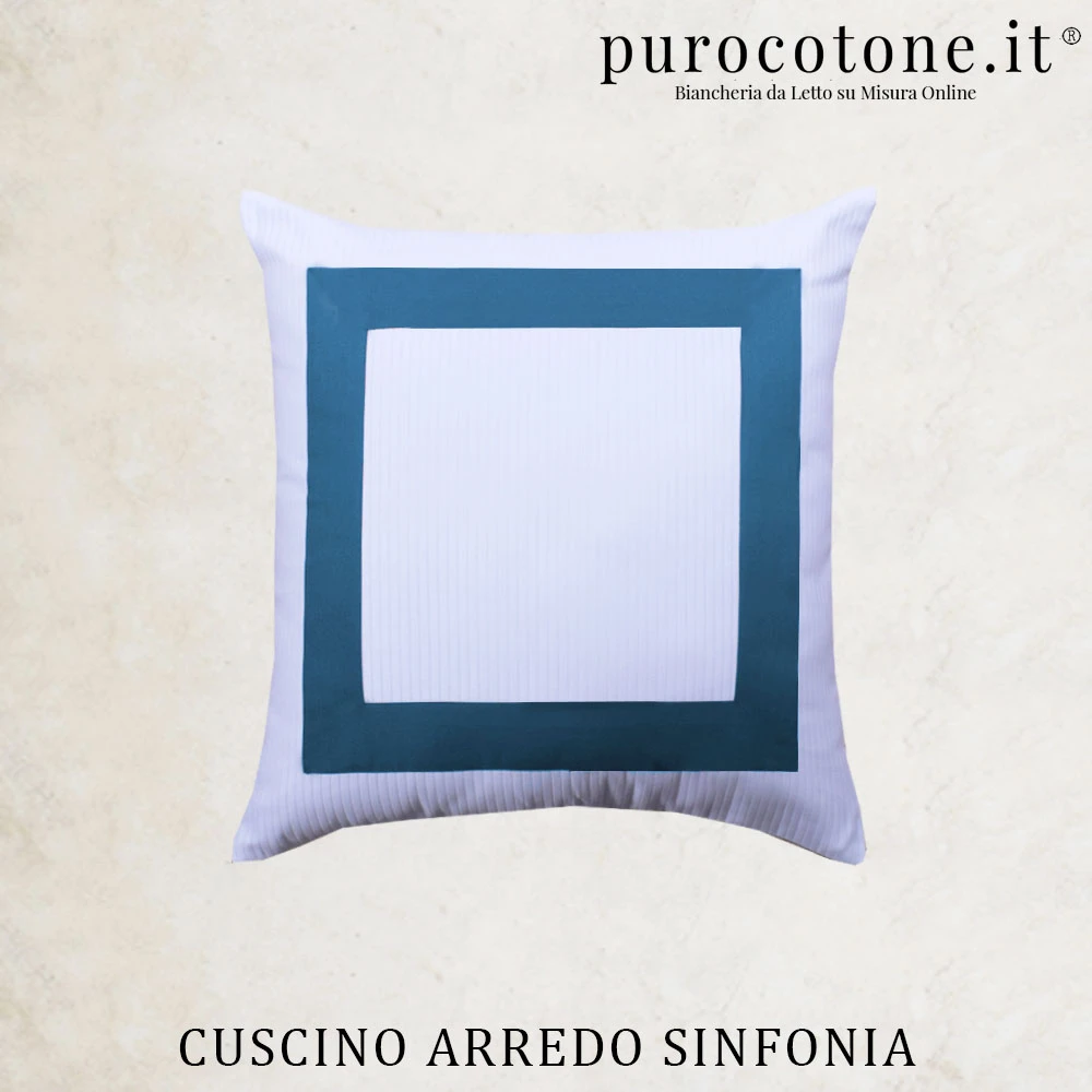 Cuscini Arredo Sinfonia Cotone Extra Fine no Stiro TC150