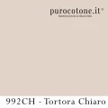Outlet - Lenzuola Sopra Singole - Raso Extra Fine Di Puro Cotone TC300- Orlo a Giorno - 992CH Tortora Chiaro - 170x290