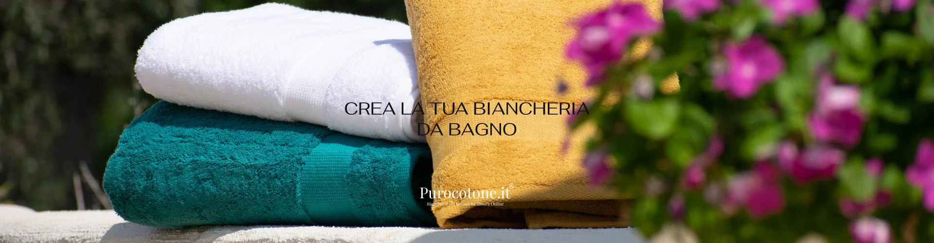 Biancheria Bagno Purocotone.it